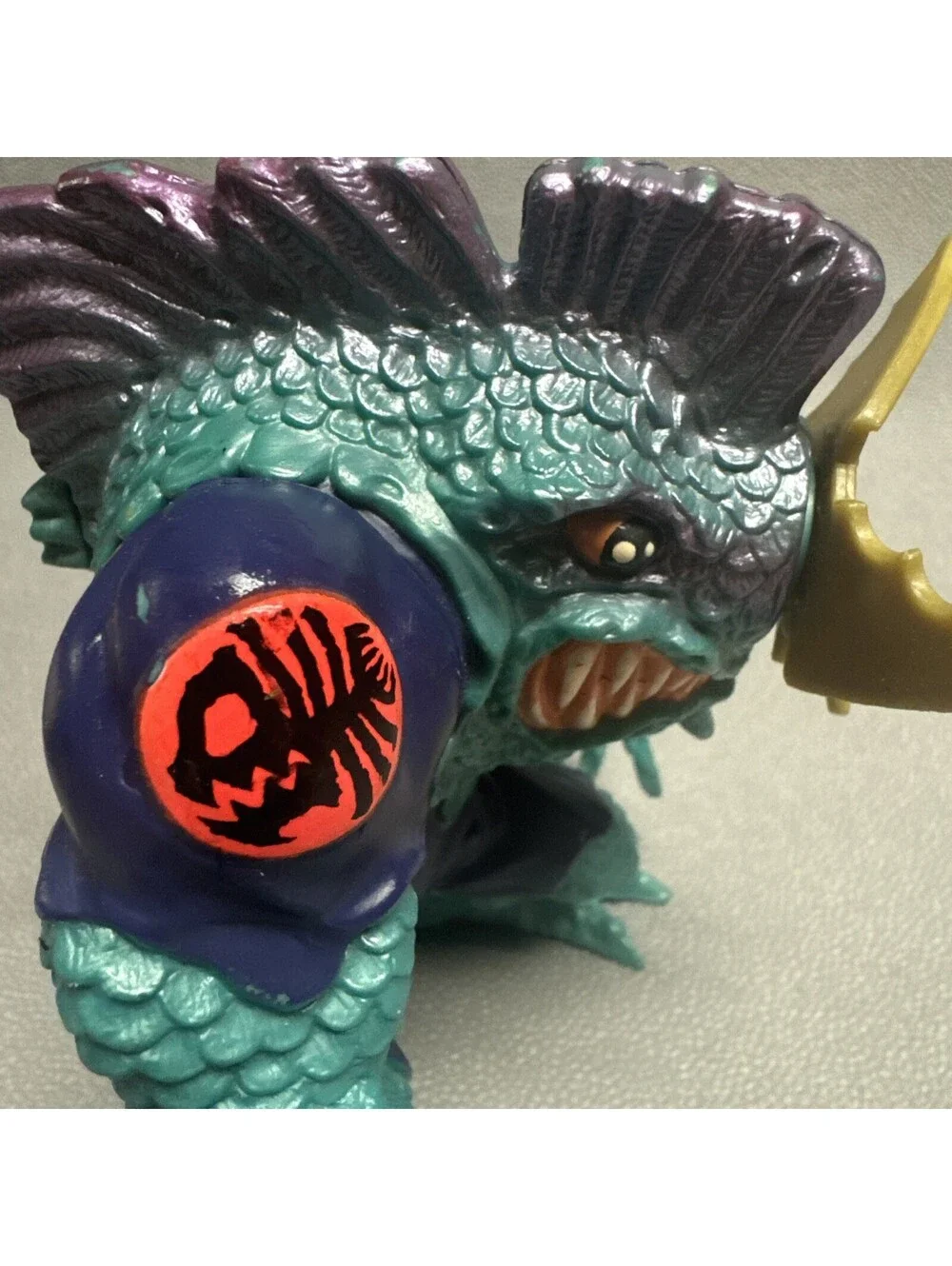 Slash Vintage Street Sharks Action Figure 1994 Mattel Drill Nose Works-No Dill